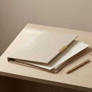 Carpeta Signature Linen